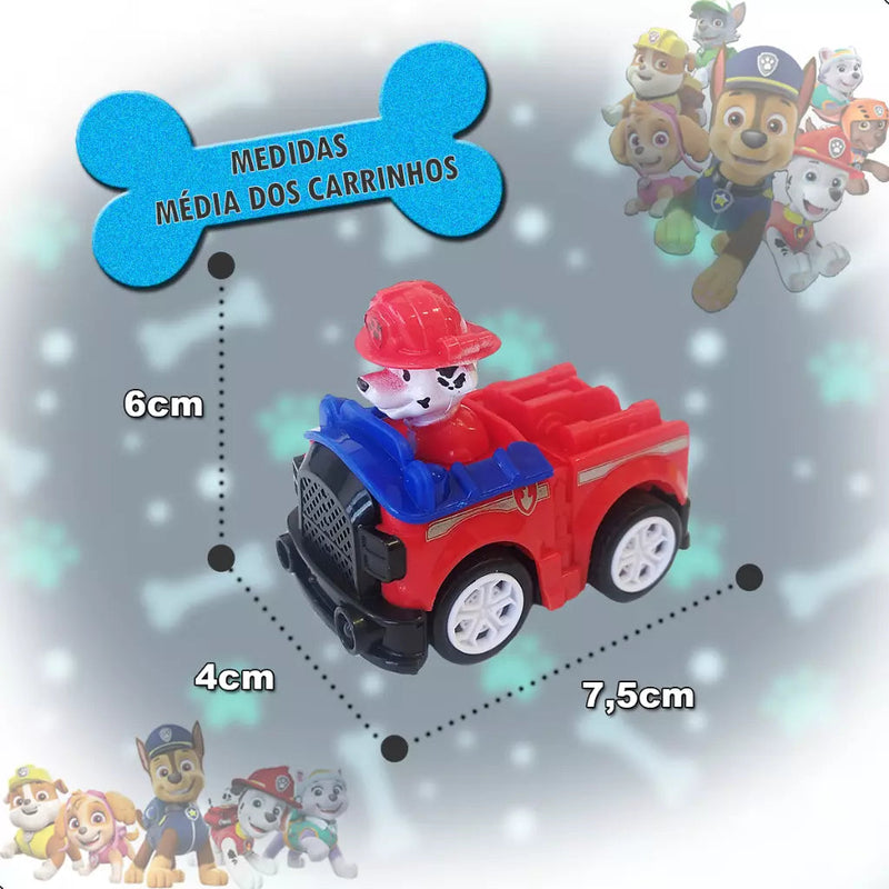 Kit Carros Personagens Patrulha Canina - Promoção Dia das Crianças Kaypestore 