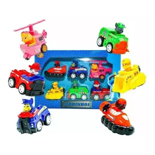 Kit Carros Personagens Patrulha Canina - Promoção Dia das Crianças Kaypestore 