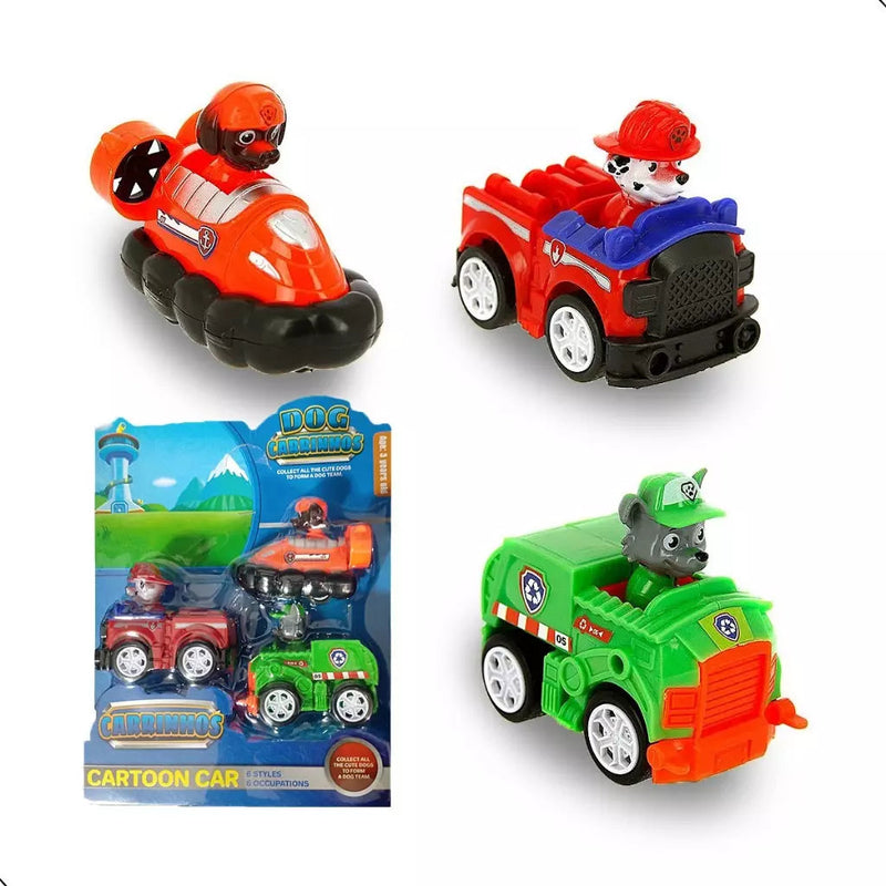 Kit Carros Personagens Patrulha Canina - Promoção Dia das Crianças Kaypestore 