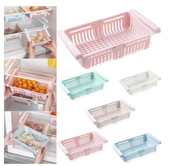 Kit Rack Organizador de Geladeira Ajustável - 3 Vezes mais Resistente CZ010 Kaypestore 