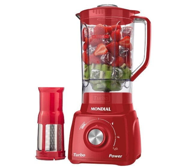 Liquidificador Mondial Turbo Premium 2022/2023 - 2,2 Litros cz021 Kaypestore Vermelho 110 V 