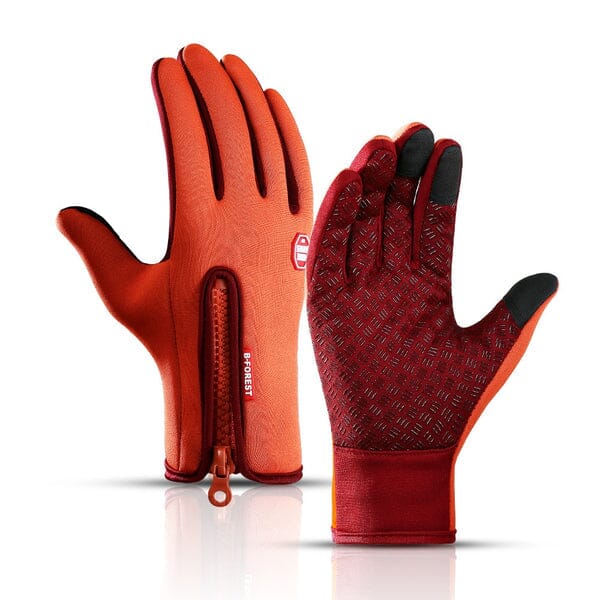 Luvas de Inverno Premium com Ziper - Retenção de Calor e a prova D'agua (Ciclista/Motociclista) MOTO004 Kaypestore 