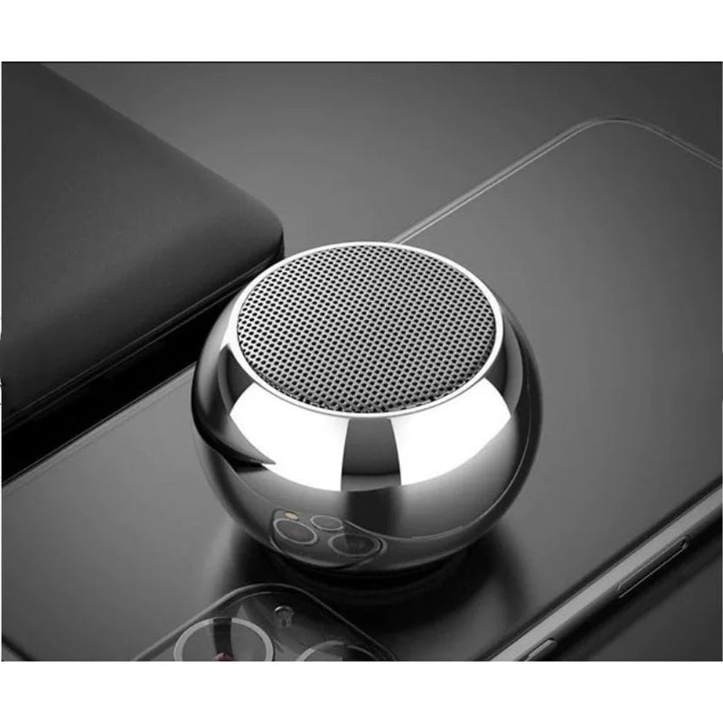 Mini Caixa de Som Bluetooth Kaypestore Prata 