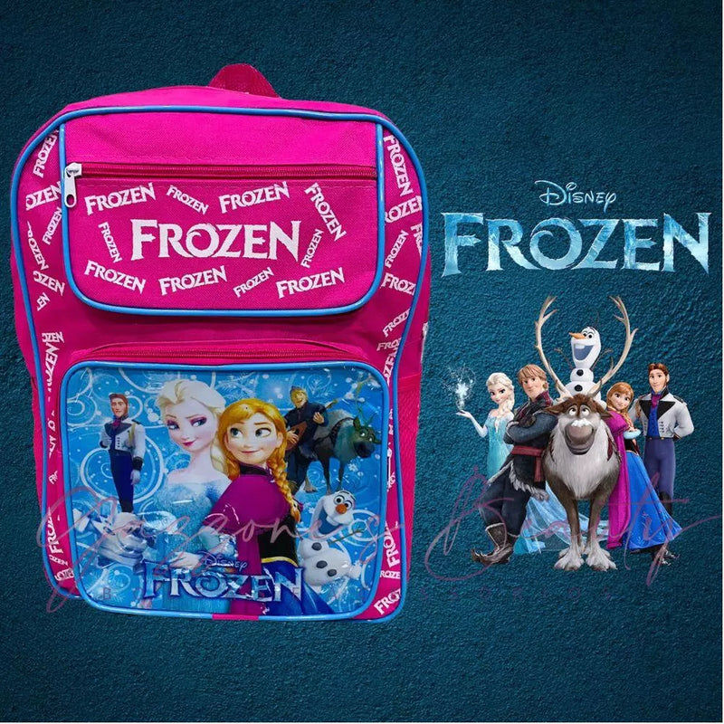 Mochila Escolar Infantil Feminina - Super Resistente (Barbie, Princesas,Frozen, LOL) MDI007 Kaypestore Frozen 