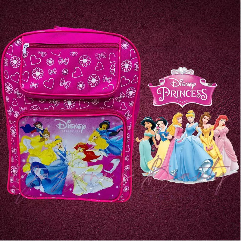 Mochila Escolar Infantil Feminina - Super Resistente (Barbie, Princesas,Frozen, LOL) MDI007 Kaypestore Princesas 