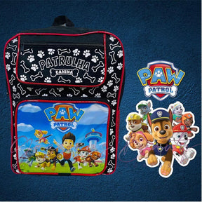Mochila Escolar Infantil Masculina - Super Resistente (Hulk, Homem Aranha, Batman e Patrulha Canina) MDI008 Kaypestore Patrulha Canina 