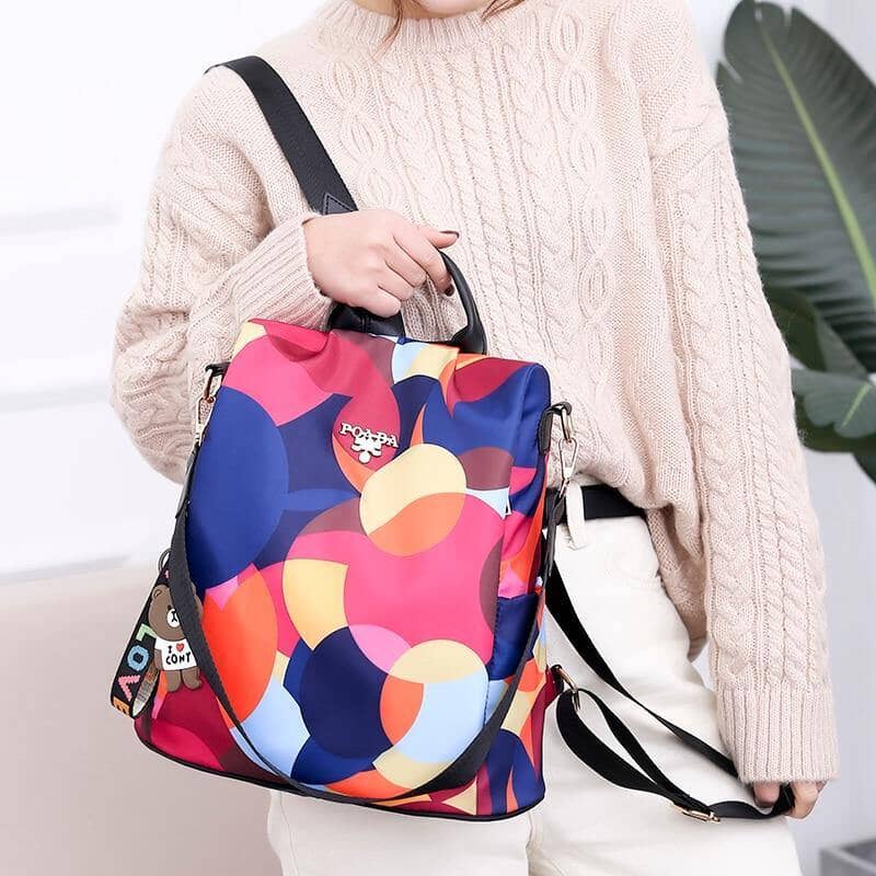 Mochila Feminina Colorida Plus- Impermeável MDF008 Kaypestore 