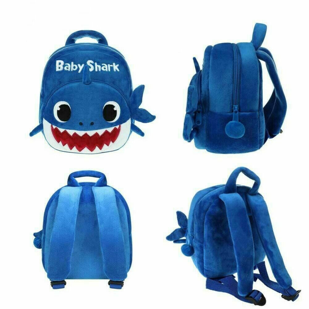 Mochila Infantil de Moda Baby Shark Plush - Aventura e Estilo para Pequenos Exploradores Kaypestore 
