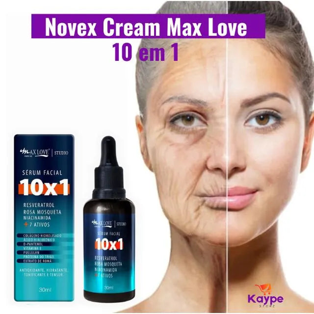 Novex Cream Max Love 10 em 1 - Anti Rugas Premium Serum Kaypestore 