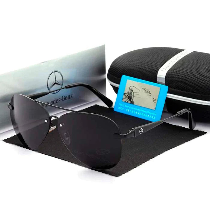 Óculos de Sol Mercedes GT MDM014 Kaypestore Preto com Preto 
