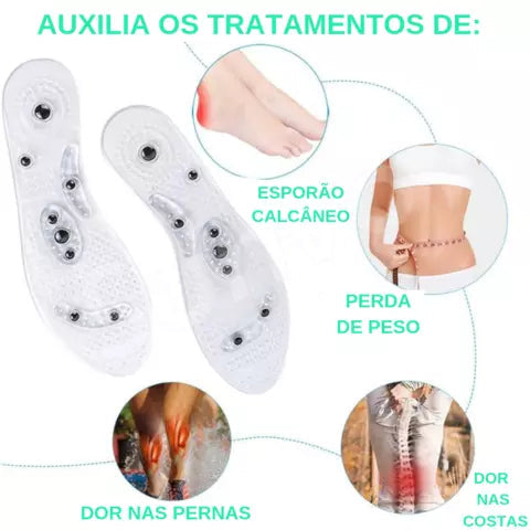 🌟 Palmilha Magnética Infravermelho - Alívio e Bem-Estar para os Seus Pés 🌟 SA022 Kaypestore 