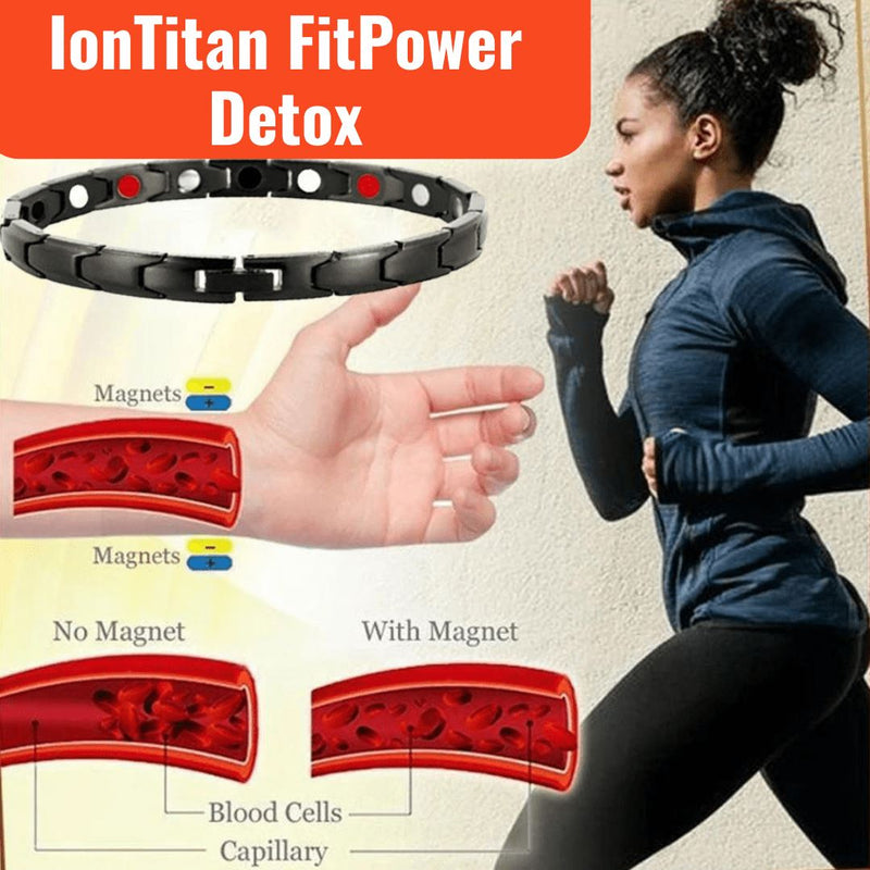 Pulseira / Bracelete Magnetica Emagrecedora Original - IonTitan Fir Power Detox - Queima Gordura Kaypestore 