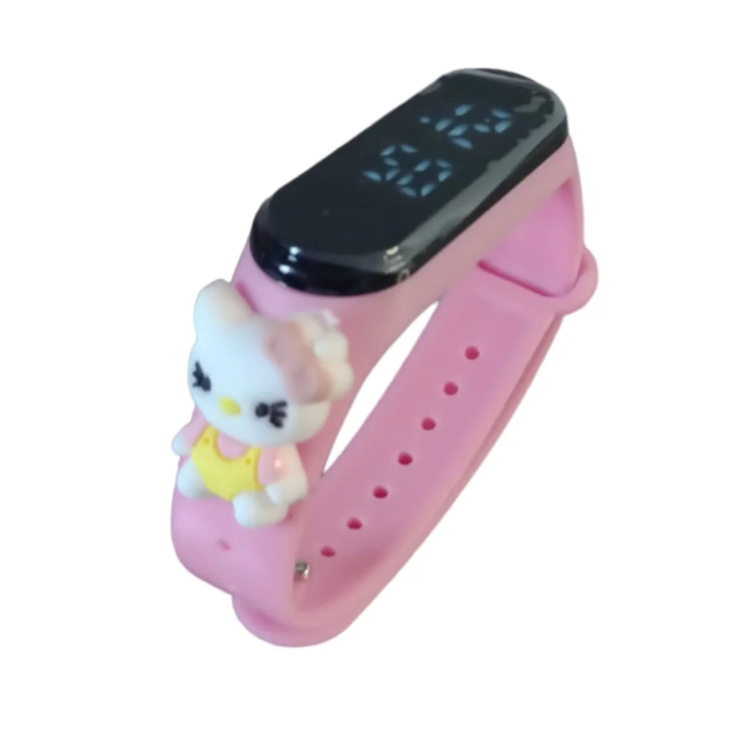 Relógio Infantil Feminino - à Prova d'Água Kaypestore Hello Kit 