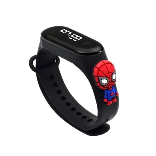 Relógio Infantil Masculino Heróis - à Prova d'Água Kaypestore Homem Aranha 
