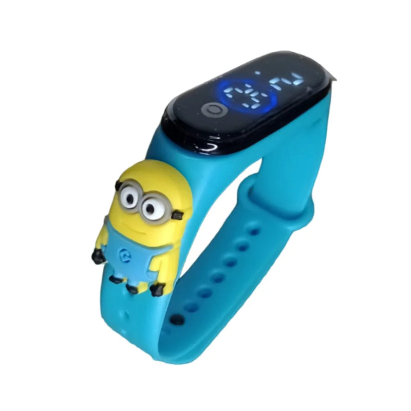 Relógio Infantil Masculino Heróis - à Prova d'Água Kaypestore Minions 
