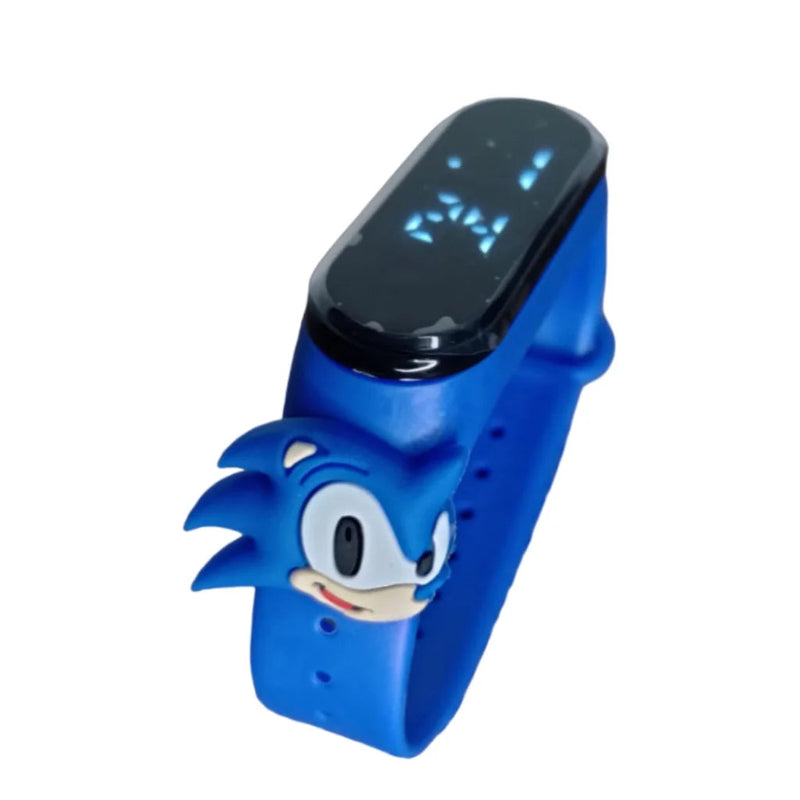 Relógio Infantil Masculino Heróis - à Prova d'Água Kaypestore Sonic 