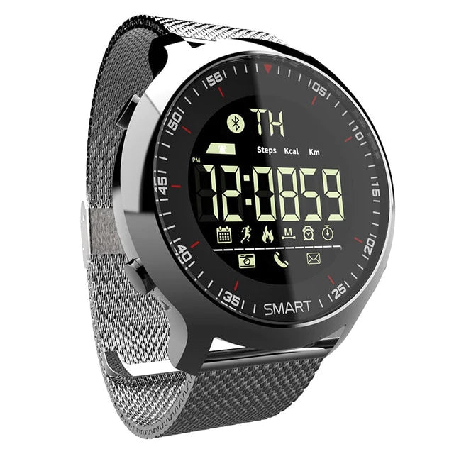 Relógio Smart Force Air Sport REL001 Kaypestore Prata 