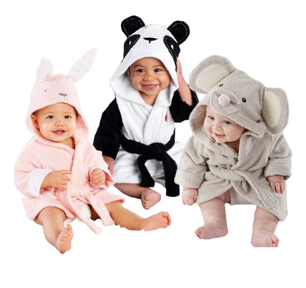 Roupao de Bebe Tecido Premium Anti Bacteriano e Fúngico (6 Meses a 4 Anos) MMB005 Kaypestore 