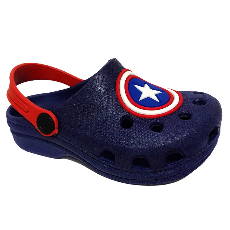 Sandália Infantil Heróis Kaypestore Capitão America 19/20- 12 cm 