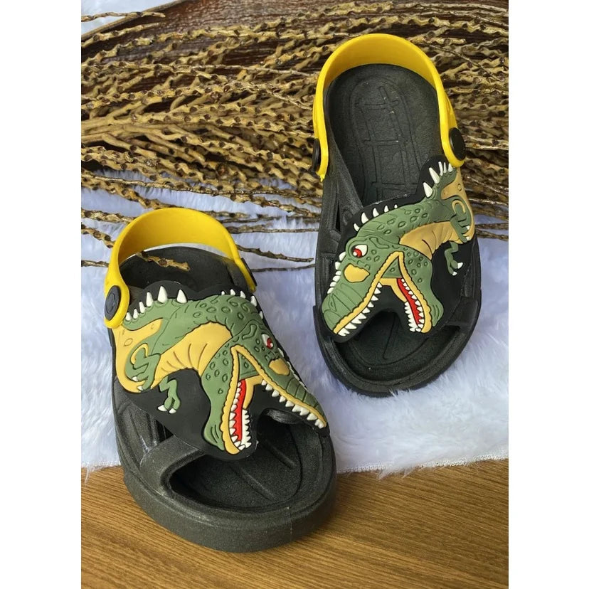 Sandália Papete Infantil Dinossauro Kaypestore 