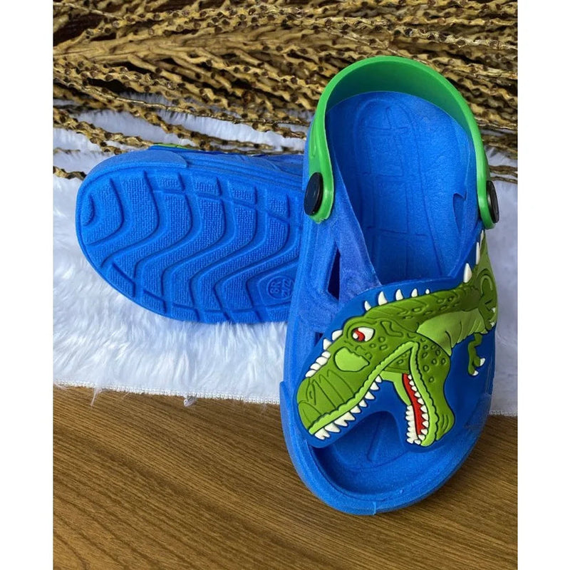 Sandália Papete Infantil Dinossauro Kaypestore 