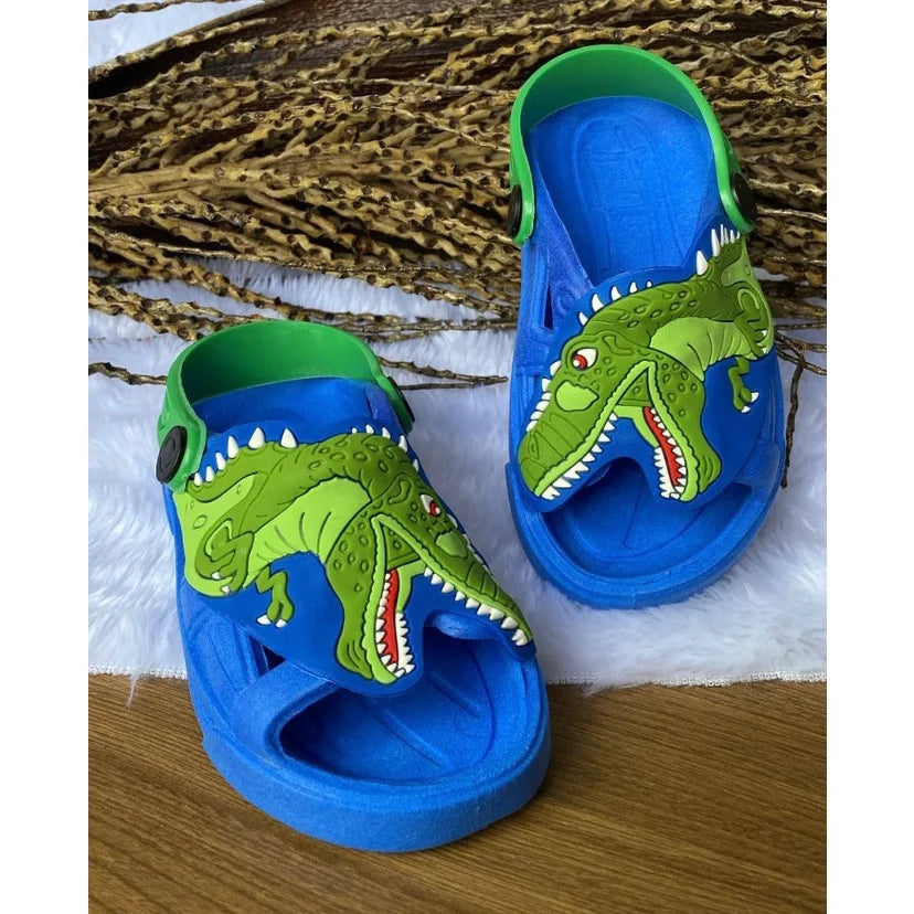 Sandália Papete Infantil Dinossauro Kaypestore 