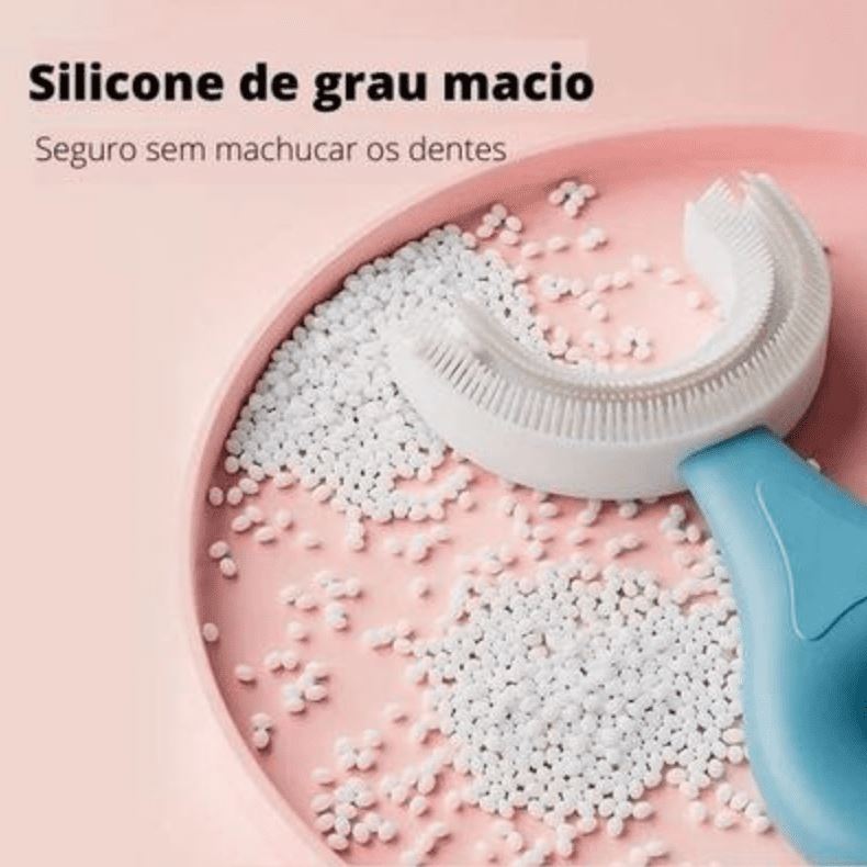 SiliconBrush 360 graus - Escova de Dentes Infantil MMB003 Kaypestore 