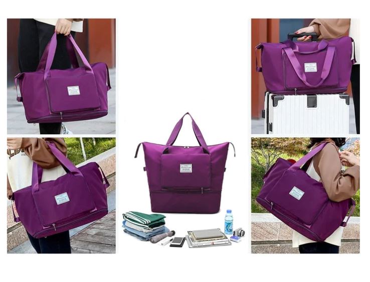 Super Bag Compact Plus - Bolsa Compacta Dobrável E Expansível -Para Viagens Academia e Dia a Dia MMB004 Kaypestore 