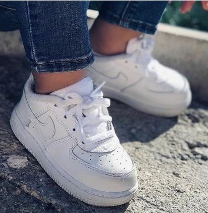 Tenis Air Force Infantil Branco CALIN002 Kaypestore 