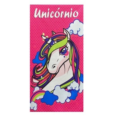 Toalha de Banho e Praia Gigante Infantil Feminina 100% Algodão Kaypestore 