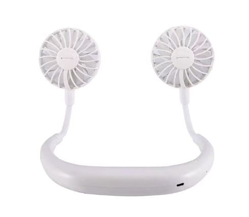 Ventilador de Pescoço Portatil - Versão 3.0 TC007 Kaypestore Modelo 2021 Branco 