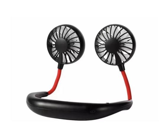 Ventilador de Pescoço Portatil - Versão 3.0 TC007 Kaypestore Modelo 2021 Preto 