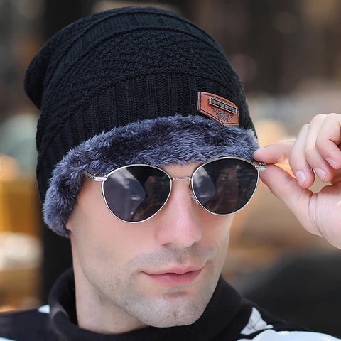 WarmHat - Touca Térmica Masculina Forrada de Lã Inverno Premium Anti-Alergica Kaypestore 