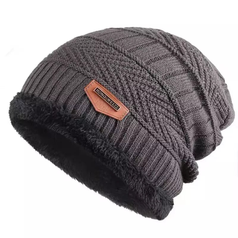 WarmHat - Touca Térmica Masculina Forrada de Lã Inverno Premium Anti-Alergica Kaypestore Marrom 
